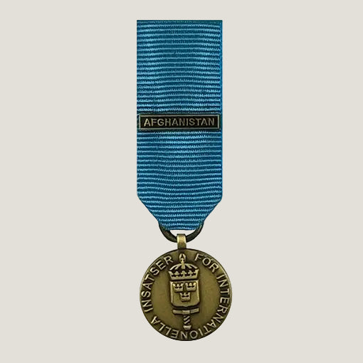 Miniatyrmedalj (FMIntBM AFGHANISTAN)