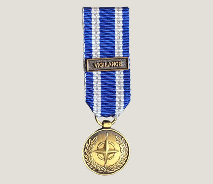 Miniatyrmedalj (NATO Vigilance)