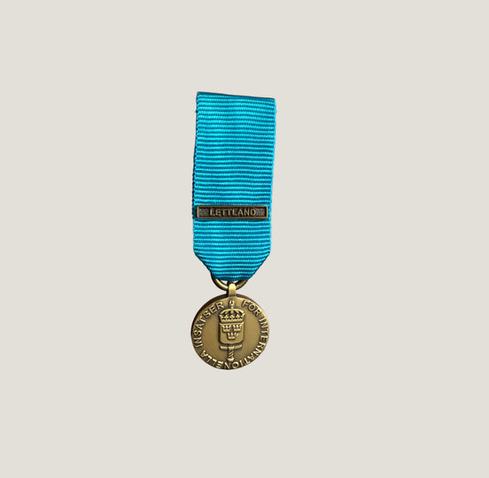 Miniatyrmedalj (FMIntBM LETTLAND)